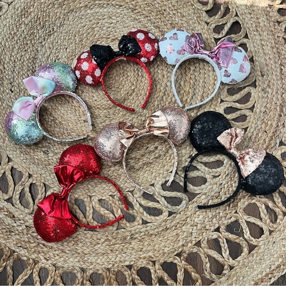 Disney Minnie Mouse Exclusive Collection Deluxe Headband Set (6) - Picture 1 of 3